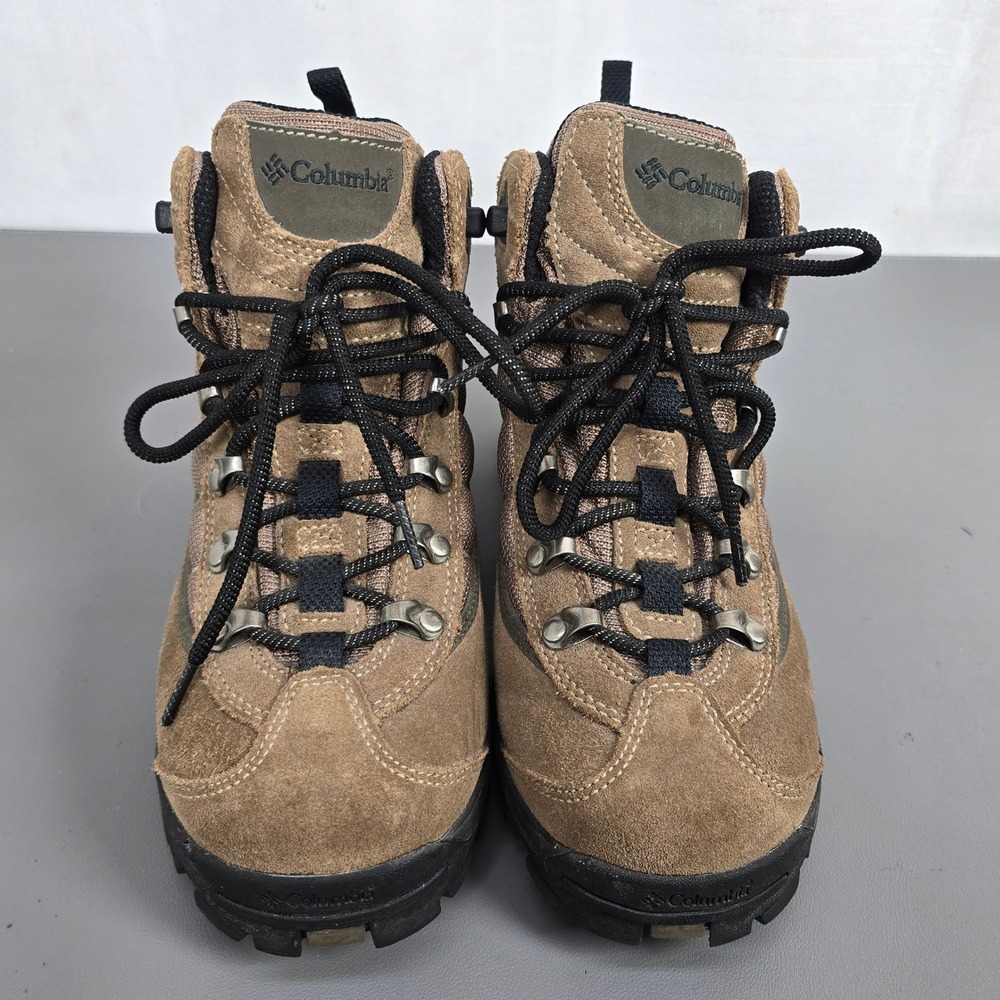Columbia Copper River II Womens Hiking Boots Brown Suede Omni-Tech BL3020 9.5 - Picture 2 of 14